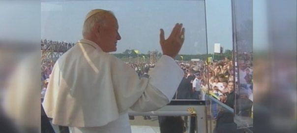 Szent II. János Pál pápa 1991-es magyarországi látogatására emlékeztek Máriapócson
